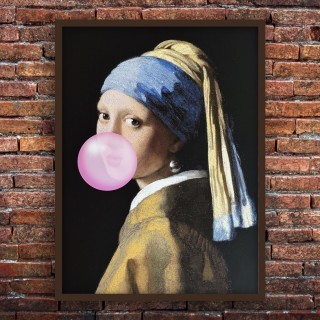 Jeune Fille au chewing-gum - 50 x 70 cm