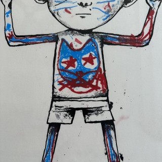 Dran - Tiens - Hand Finished Screen Print