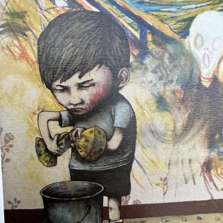 Dran - Le cri - 20 x 20 cm