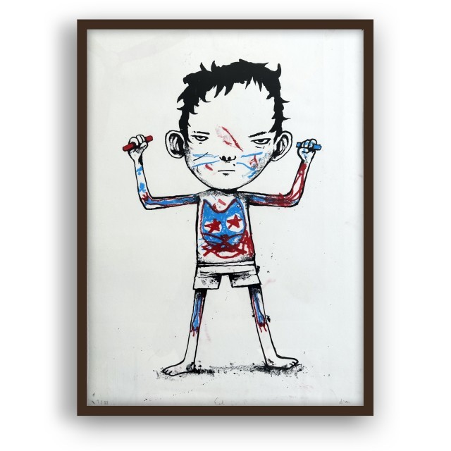 Dran - Tiens - Hand Finished Screen Print