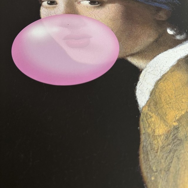 Jeune Fille au chewing-gum - 50 x 70 cm