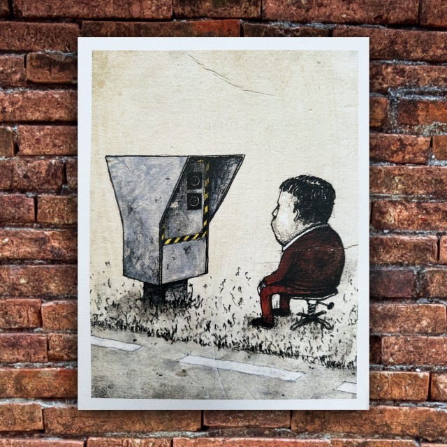 Dran - Radar automatique - 27 x 21 cm