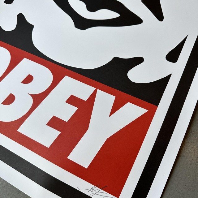 Shepard Fairey - OBEY Icon - Lithographie signée