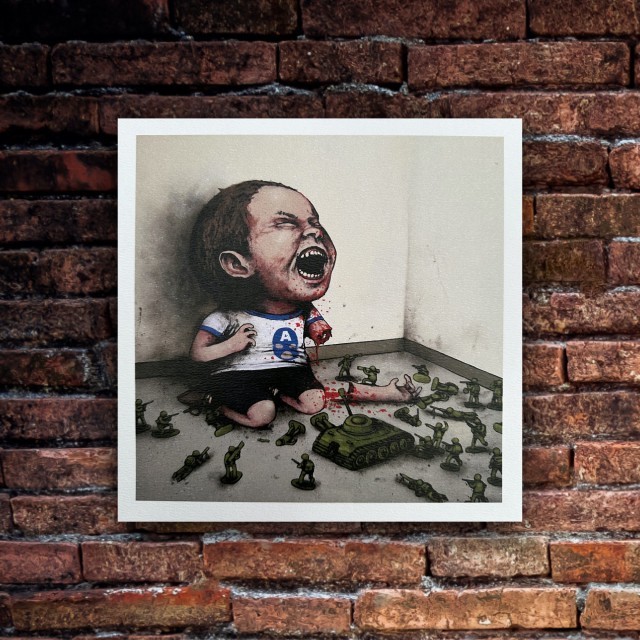 Dran - La Bataille - 20 x 20 cm